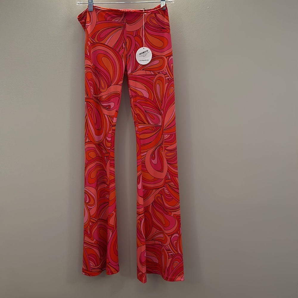 NWT Stassie Cutout Pant in Retro Sunset, Size L